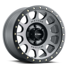 Method MR305 NV 18x9 / +18mm Offset / 6x135 BP / 94mm CB / Titanium - Matte Black Lip Wheel - MR30589016818