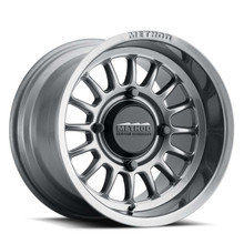 Method MR411 Bead Grip 15x7 / 5+2/38mm Offset / 5x4.5 / 72 CB Gloss Titanium Wheel - MR41157012852