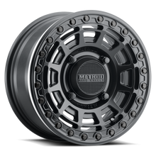 Method MR415 Beadlock 15x7 / 5+2/38mm Offset / 4x136 / 106mm CB Matte Black Wheel - Gloss Black Ring - MR415570471052B