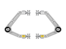 ICON 2023+ GMC Canyon / 2023+ Chevrolet Colorado Billet UCA DJ Pro Kit - 78760DJ