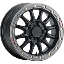 Raceline A14BG Alpha 15x10in/6x139.7 BP/25mm Offset/78.1mm Bore- Blk & Gunmetal Ring Beadlock Wheel - A14BG-51060+25