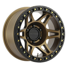 Method MR106 Beadlock 17x9 -44mm Offset 5x5 71.5mm CB Method Bronze w/BH-H24125 Wheel - MR10679050944B