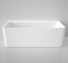 Caroma Cube 1800 Back To Wall Freestanding Bath CU8WFW