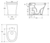 Studio Bagno Q Wall Faced Pan In Wall S Trap Q002