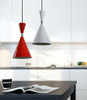 287402 CLA Pendant E27 Red Aluminium 300 X 160 CLASSIC1