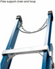 Bailey Extension Ladder Fibreglass 140kg 5.7-9.3m Industrial FXN18/31 FS20411