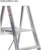 Bailey Platform Ladder Aluminium 150kg Platform Height 0.9m Heavy Duty Welded FS10714