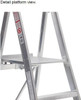 Bailey Platform Ladder Aluminium 150kg Platform Height 1.1m Heavy Duty Welded FS10715