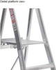 Bailey Platform Ladder Aluminium 150kg Platform Height 1.7m Heavy Duty Welded FS10717