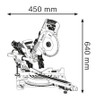 Bosch Power Tools Bosch Compound Mitre Saw Slide 8in GCM8SDE