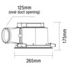  Martec Flow 240 Round or Square Exhaust Fan 