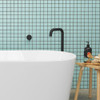 Clark Round Pin Wall/Bath Mixer Matte Black