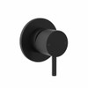 Clark Round Pin Wall/Bath Mixer Matte Black