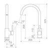 Caroma Blaze Pin Sink Mixer