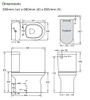 Paco Jaanson Uni Close Couple Toilet Suite Bottom Inlet HDA2003