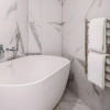 thermorail heated towel rail 530x700mm polished 8 bar