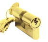Austyle Double Euro Cylinder PB 65mm Polished Brass 9144