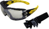 Maxisafe Evolve Safety Glasses Silver Mirror Lens Safety Foam Gasket EVO372-GH