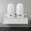 ADP London 1800 Double Bowl Vanity TLD1800WHD