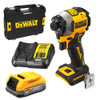 DeWalt DCF850E1T-XE 18V 1.7Ah XR Li-ion Cordless Brushless 3-Speed Compact Impact Driver PowerStack Combo Kit