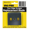 Uni Pro 63mm Double Edge Wood Scraper Replacement Blades - 2pk 15068