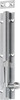 Tradco 1370 Barrel Bolt 150mm - Satin Chrome