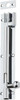 Tradco 1348 Offset Barrel Bolt 150mm - Chrome Plate