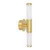 Eglo Palmera 1 Wall Light in Matte Brass & White Glass   Eglo Palmera 1 Wall Light in Matte Brass & White Glass