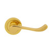Pavtom 7309 Scroll Lever On Round Rose - Polished Brass