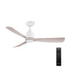 360 fans Kute 44 Ceiling Fan white and weathered Oak