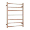 Thermorail Straight Round Ladder Heated Towel Rail Polished Rose Gold SR44MRG