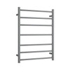  Thermorail Straight Round Ladder Heated Towel Rail Gun Metal 