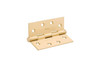  Zanda Butt Hinge Fixed Pin 100x75x2.5mm Satin Brass 