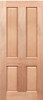 Crown Doors Crown Colonial 4 Panel Door 2040x820x40mm - Solid Maple