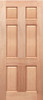 Crown Doors Crown Colonial 6 Panel Door 2040x820x35mm - Solid Maple