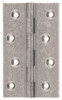 Tradco 2522 Fixed Pin Hinge 100x60mm - Rumbled Nickel