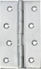 Tradco 2772 Fixed Pin Hinge 100x60mm - Satin Chrome