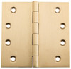 Tradco 2824 Fixed Pin Hinge 100x100mm - Satin Brass