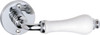 Tradco 0757 Exetor Lever Round Rose - Chrome Plated