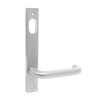 Dormakaba Kaba N601V-25SCP Narrow Stile Plate With Cylinder Hole and 25 Lever - Satin Chrome