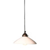  Emac & Lawton Newport Ceramic Dish Ceiling Pendant Medium White 