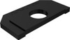 Madrid Face Mount Spigot 3mm Stackable Packer Black Finish SS2205