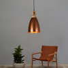  Emac & Lawton Lewis Ceiling Pendant Antique Copper 