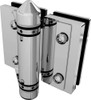 Master Range Glass to Glass Hinge Set Mirror Finish SS316