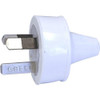 hpm HPM PLUG TOP WHITE FIG 8 CD100/8WE