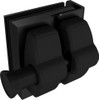 Master Range Wall/Square Post to Glass Latch Kit Matt Black Finish SS316 and Polmer