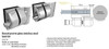 Master Range Round Post to Glass Latch Kit Mirror Finish SS316