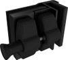 Master Range Glass to Glass 90 Deg Latch Kit Matt Black Finish SS316 and Polmer