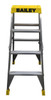 Bailey Ladders Bailey Step Ladder Double Sided Aluminium 150kg 1.2m Pro Big Top Yellow FS13394