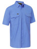 Bisley Mens Shirt S/S X-Airflow Blue BS1414_BULT